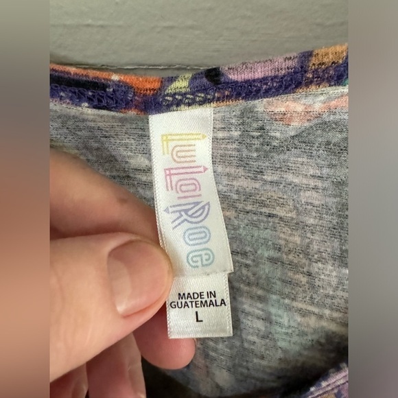 Women’s LuLaRoe long sleeve top size L - Picture 3 of 5
